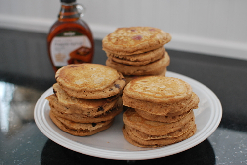 stacks of pancakes